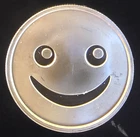 Smiley Face Round Emojis Mint Bullion Rare Cute Vtg-0.999 Silver 1 Oz Art Coin