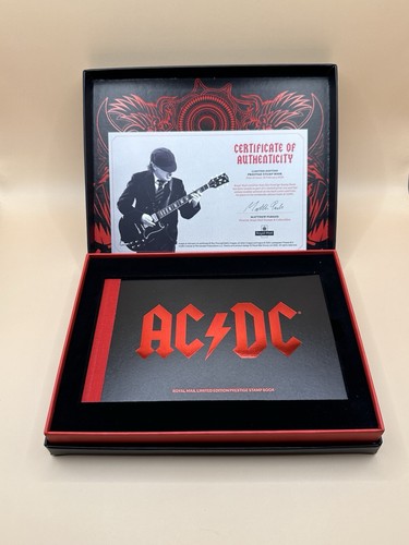 AC/DC Limited Edition Prestige Stamp Book GB UK 2025 COLLECTION MUSIC ...