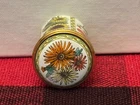 Halcyon Enamel Enamel Box Screw "BOTANICAL GARDENS"   NO BOX
