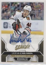 2020-21 Upper Deck MVP High Series Rookies Auto Lucas Carlsson #240 Auto 0is9