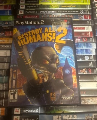 Destroy All Humans! 2 (PS2) Action Adventure THQ T NTSC-U/C Manual