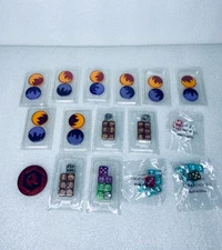 Lot of Pokemon TCG Damage Counter Coins & Various Dice, EX & Mini Sets - (READ)