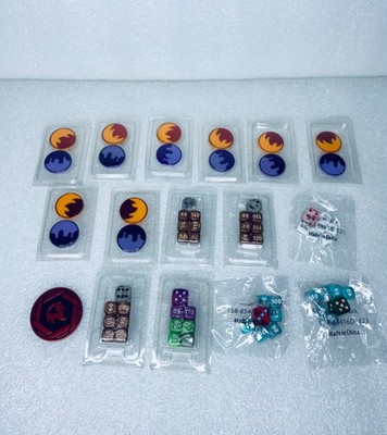 Lot of Pokemon TCG Damage Counter Coins & Various Dice, EX & Mini Sets - (READ)