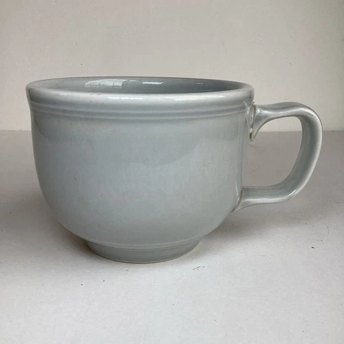 Homer Laughlin Fiesta Ware Jumbo Mug Soup Cup Pearl Gray Light Large