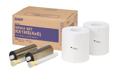 DNP DS-RX1 4x6 HS Karte + Farbband fr 1400 Stempel 10x15