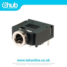 Image of 3.5mm Stereo Audio Jack PCB Socket Right Angled