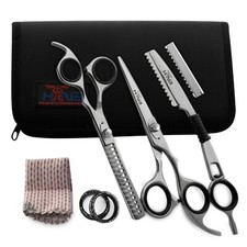 Professional Barber Salon Hairdressing Scissors Silver 6" Set JAPANESE Steel