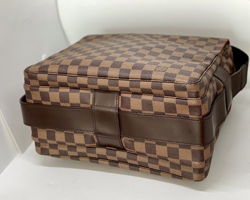 LOUIS VUITTON Damier Ebene Naviglio Shoulder Crossbody Messenger Bag / C600-2350 - 第 6/22 張圖片
