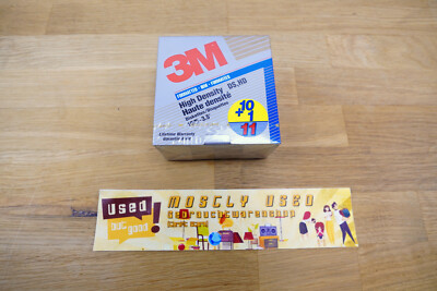3M DS,HD 1,44 MB 3.5'' Floppy Disks - 10+1 Pack - NOS | SEALED