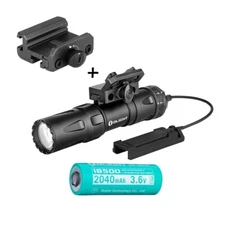 Bundle OLIGHT Odin Mini 1250LM Picatinny and M-Lok Mount Rechargeable Flashlight