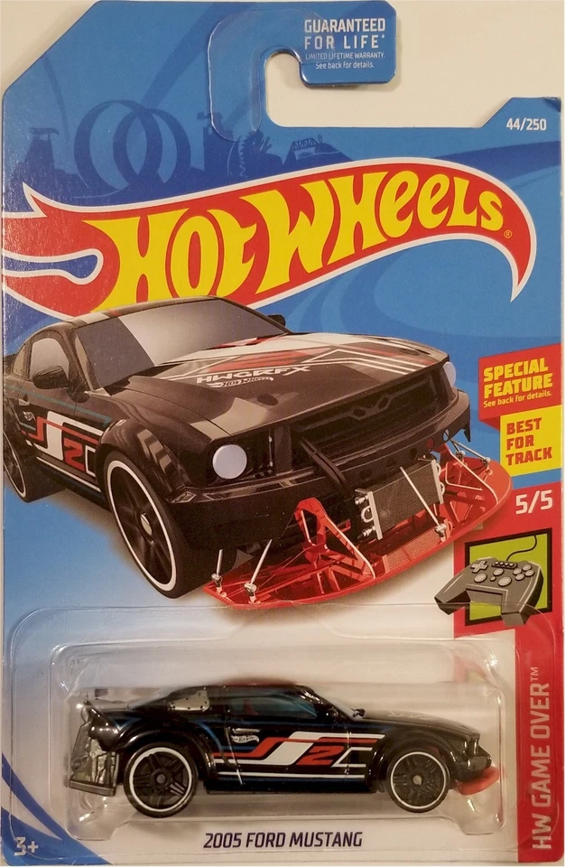 Hot Wheels - 2019 HW Game Over 5/5 2005 Ford Mustang 44/250 (BBFYC31) - Photo 1/1