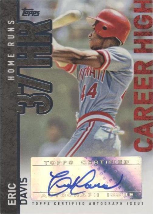 2015 Topps - Career High Autographs Eric Davis #CH-ED (AU) for sale ...