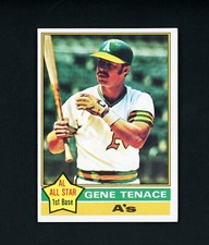 Gene Tenace 1976 Topps All-Star - Oakland A's #165 NM+