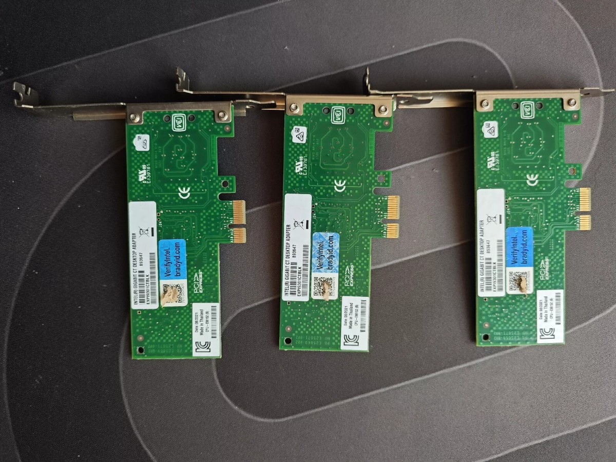 INTEL EXPI9301CTBLK 1000M GIGABIT CT DESKTOP ADAPTER 1-Port PCI