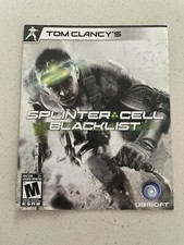 SPLINTER CELL BLACKLIST - PLAYSTATION 3 PS3 - INSTRUCTION MANUAL ONLY