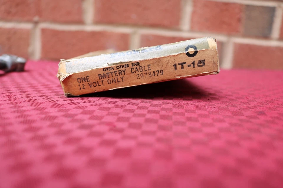 CABO DE BATERIA NOS DELCO 61-3 BUICK SPECIAL 63 PONTIAC TEMPEST GM 1T-15 2978479 - Imagem 4 de 4