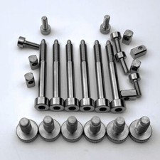 Titanium Floyd Rose Tremolo Double Locking Screws Block Insert Fine Tuners