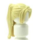 Lego Hair Wig For Female Girl Minifigure Long Light Tan Blonde Ponytail Bangs