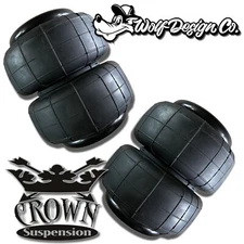 2700 Air Bags Pair 1/2" npt Port Air Ride Suspension FBSS