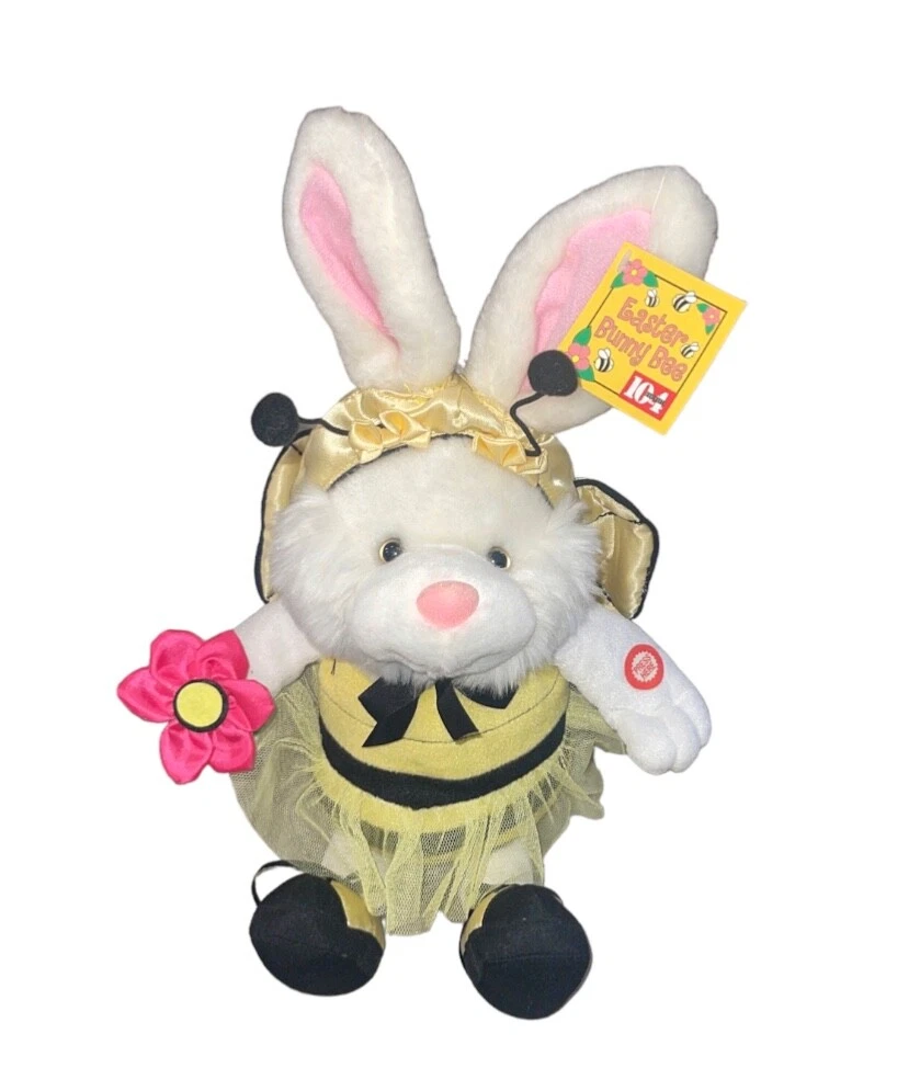 Ready to Ship - Roger Gray Bunny Plush Bag