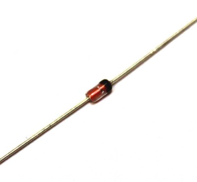1N270, 100V, 0.8 pF, Germanium Diode in D0-35 Package - Lot of 10