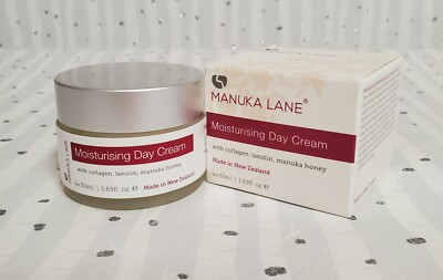 Manuka Lane Moisturizing Day Cream Collagen, Lanolin & Manuka Honey 1.69 fl oz