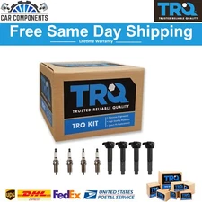 TRQ Ignition Coil & Iridium Spark Plug Kit Set for Subaru Legacy Outback 2.5L H4