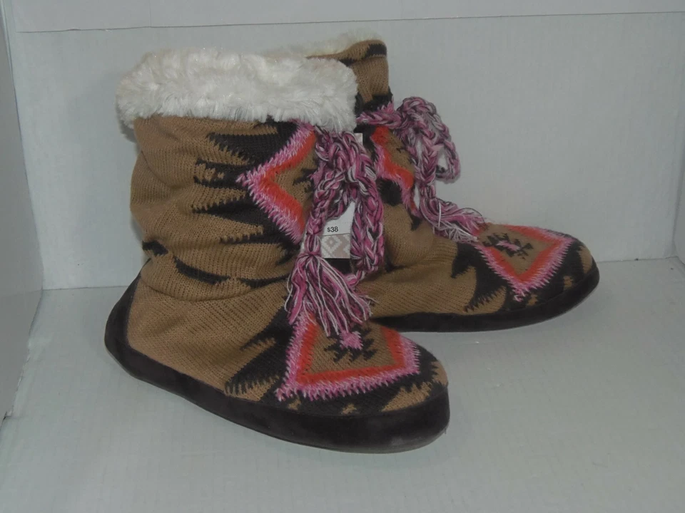 MUK LUKS - MULTI-COLOR - MEDIUM (5-7) (RM2-BLK-SL6) - Image 2 of 4