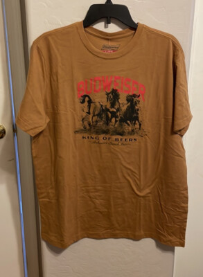 Budweiser King Of Beers Clydesdale Tshirt 24  P2P 29  Length XL Orig $28