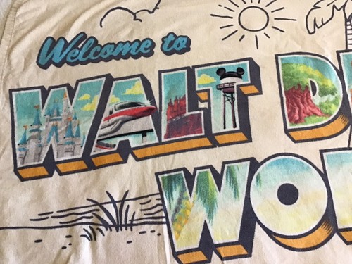 Vintage Walt Disney World Resort “The Vacation Kingdom Of The World” Beach Towel - Picture 3 of 8