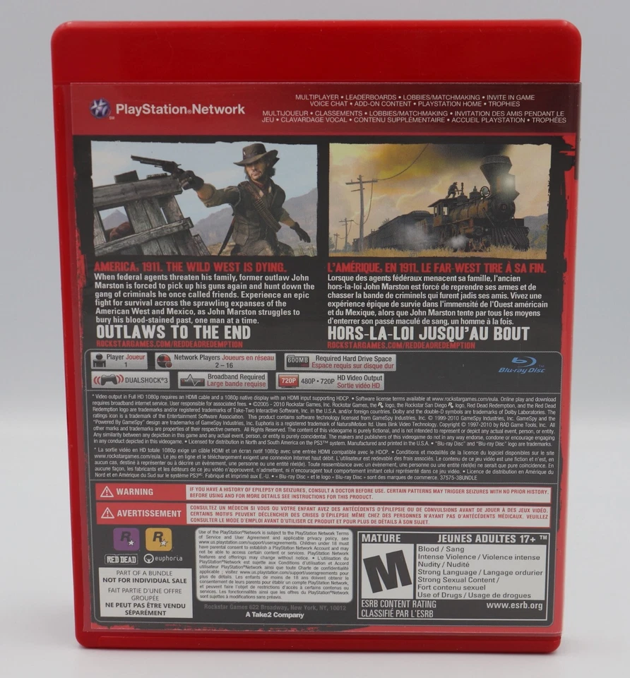 Red Dead Redemption Greatest Hits Sony PS3 Game (No Manual) NO US TARIFFS - Image 2 of 3