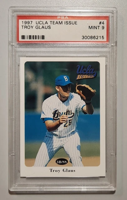 Troy Glaus 1997 UCLA Team Issue #4 RC PSA 9 Mint Super Tough Issue