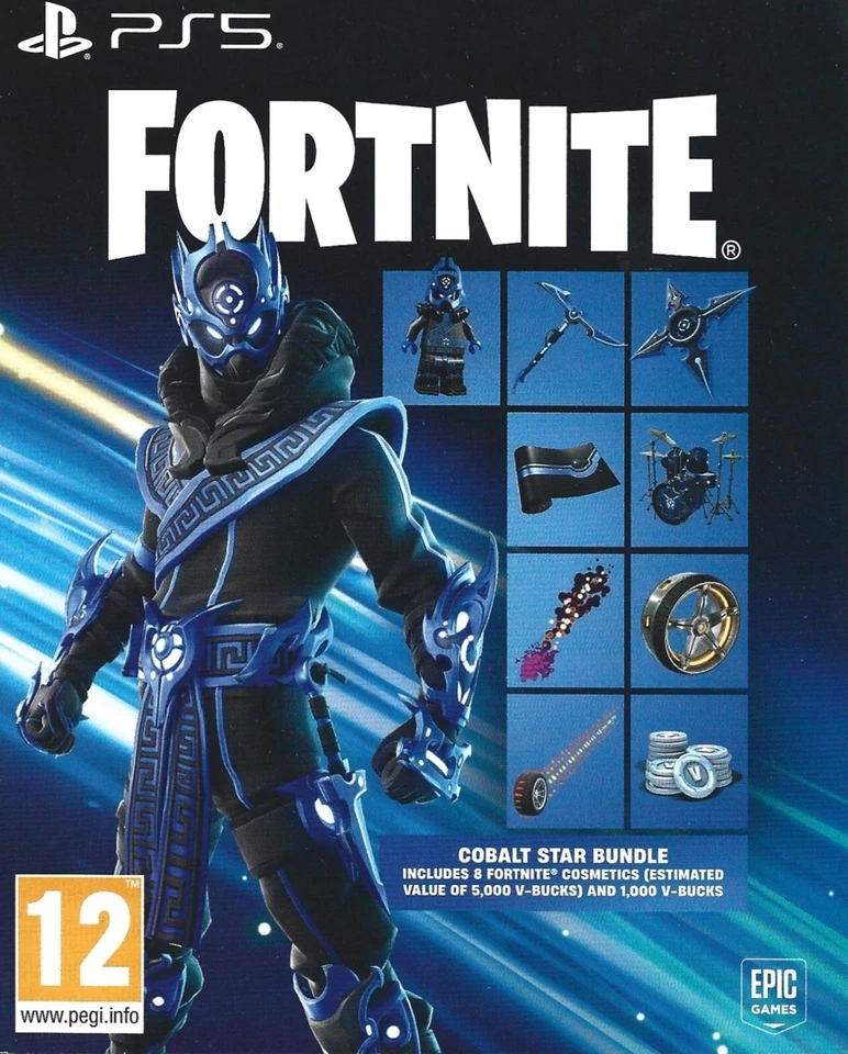 Fortnite® Cobalt Star Pack Bundle incl. 1000 V-Bucks | Download Code / Voucher