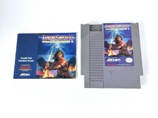IronSword: Wizards & Warriors II With Manual Nintendo NES Game Cartridge WORKS