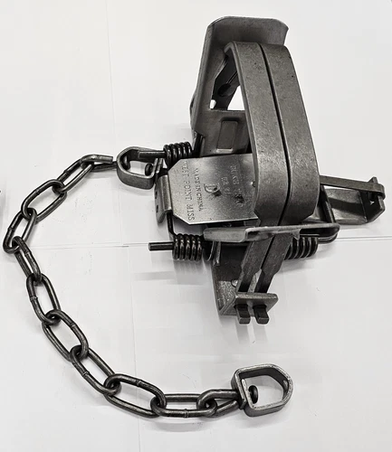 (PK1) Duke # 2 Square Jaw Coil Spring Trap 0492 Coyote Bobcat Fox Lynx Trapping
