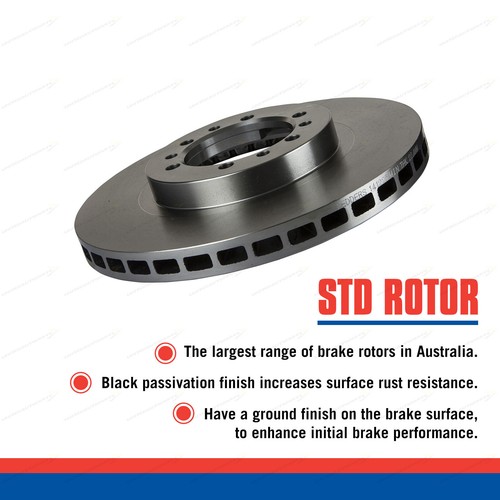 Front Disc Brake Rotors TRW Pads for Nissan Pulsar N14 N13 1.6L 1.8L - Picture 2 of 3
