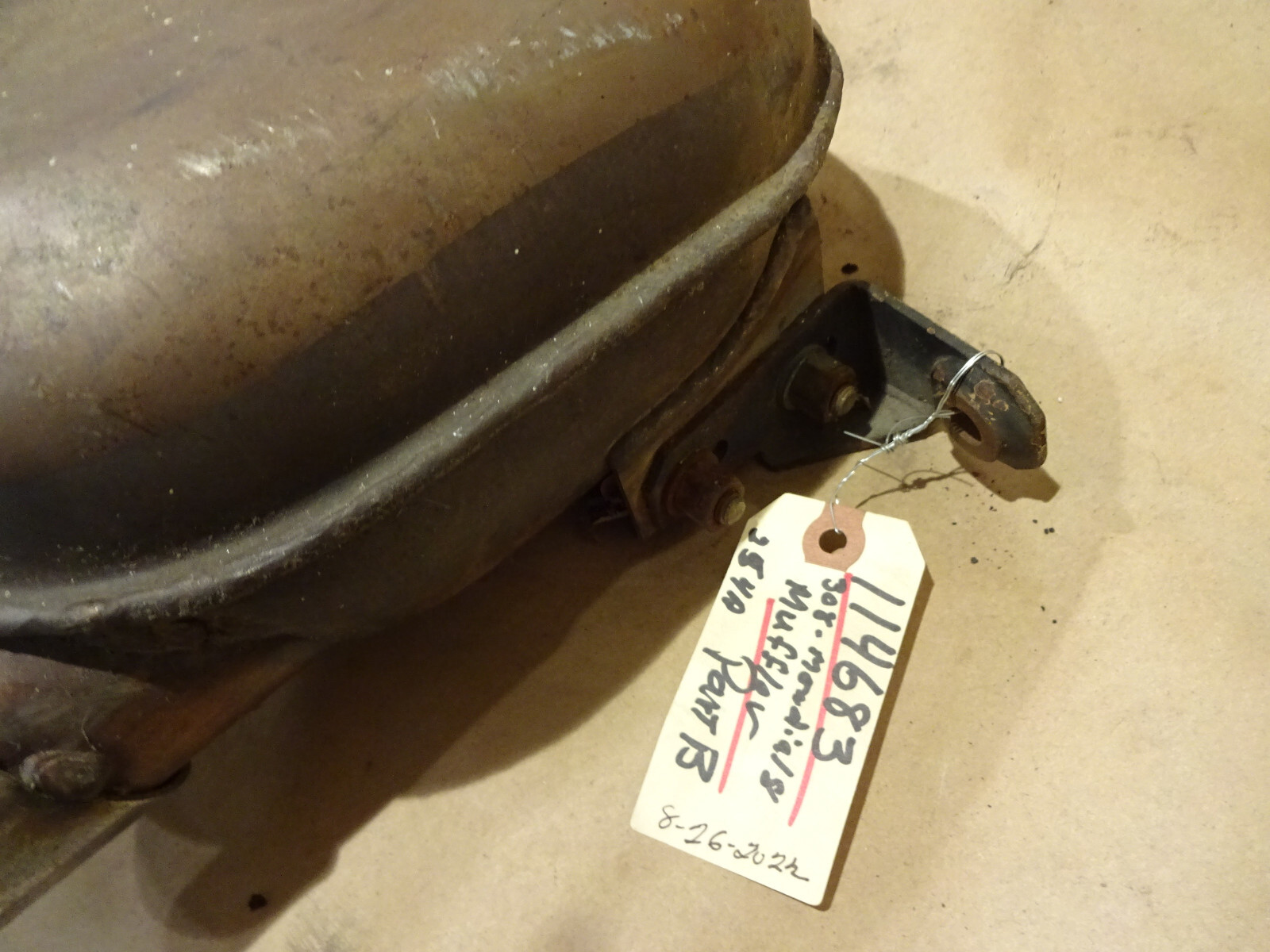 Ferrari 308 GTBI/GTSI, Mondial 8 - Muffler / Silencer - P/N 114683