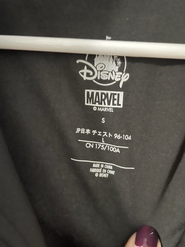 Disney Marvel Avengers Endgame Hawkeye Ronin Jacket Black Gold Zip Hooded - Picture 2 of 6