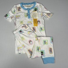 The Beaufort Bonnet Company SIZE 7 Suttons Short Sleeve Pajamas Paw-fection