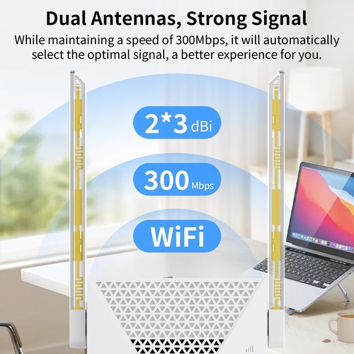 2025 Fastest WiFi Extender Signal Booster - Coverage Up to 9999 sq. ft - Picture 4 of 6