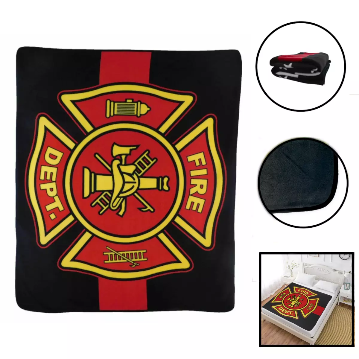 Thin red line blanket sale