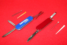 2 Mini Pocket Folding Multi Tools Knife Key Chain Keyrings Stainless Steel