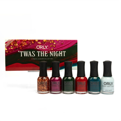 Orly Lacquer Holiday 2023 ''Twas The Night'' Collection .6 oz - set 6 pcs #319-324