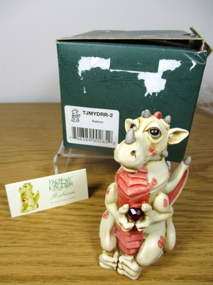 Harmony Kingdom Rubicon Dragon Version 2 Red Crystal Made in UK Boxed