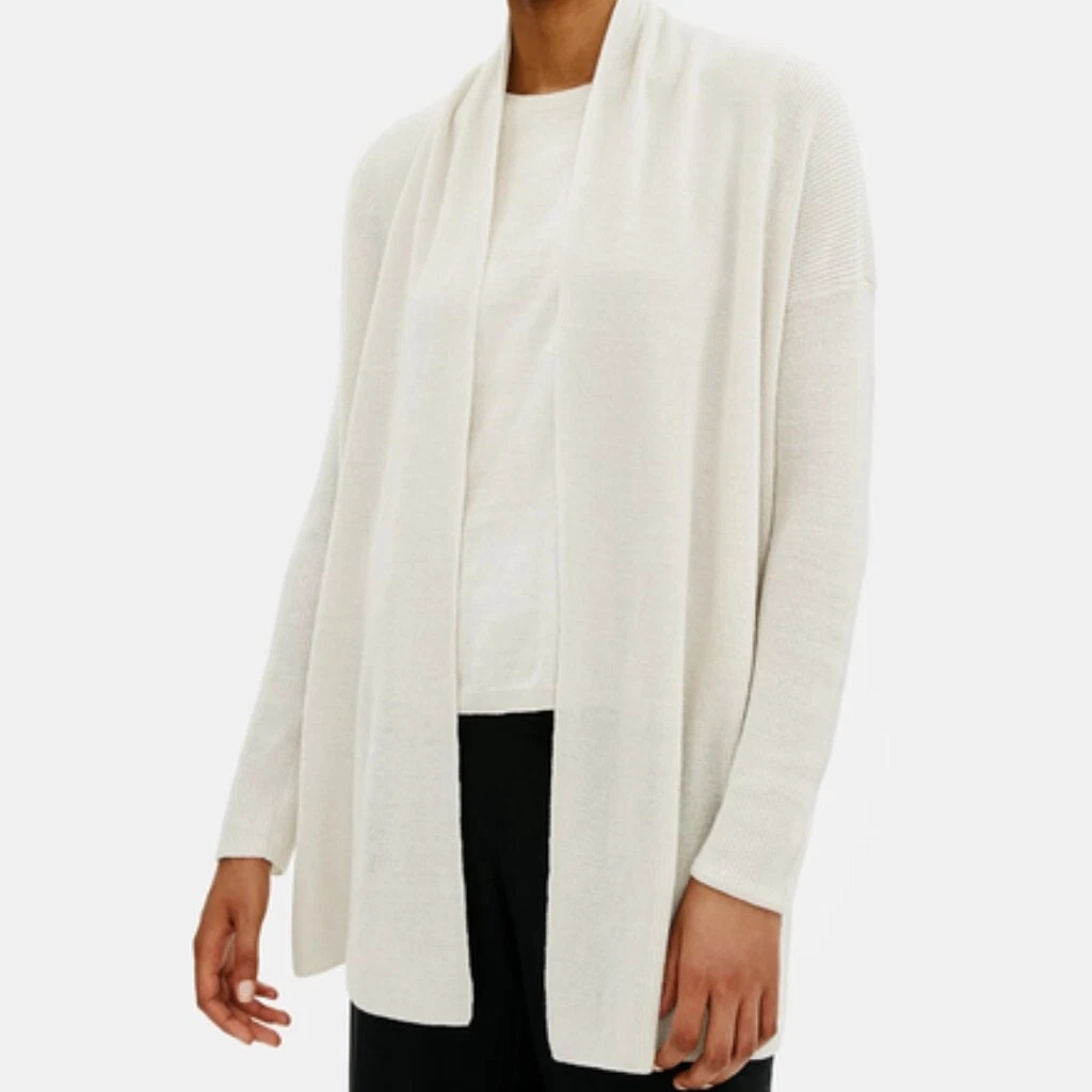 Eileen fisher organic linen cardigan clearance