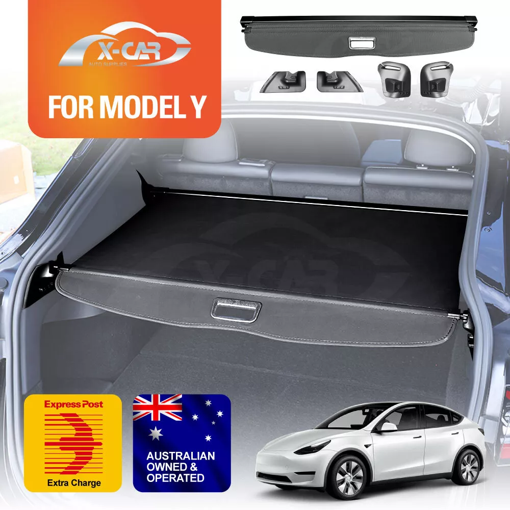 Retractable Rear Trunk Parcel Shelf Security Cover for Tesla Model Y