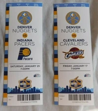 2013-14 Denver Nuggets Basketball NBA Ticket Stub Pick one