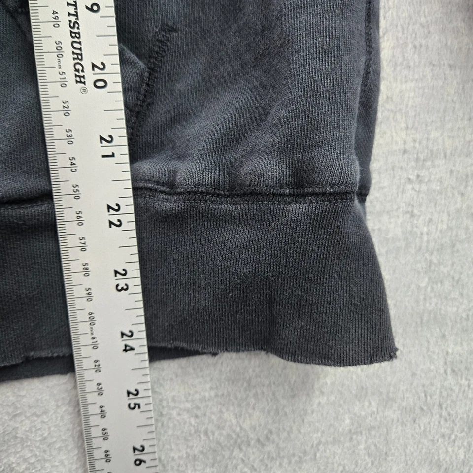 Ed Hardy Mujer Sudadera Grande Negra Sudadera con Capucha Calavera Floral Y2K Bolsillos con Cremallera Completa Foto 4 de 4