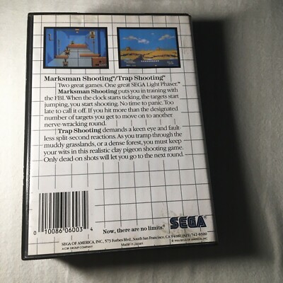 Marksman Shooting/Trap Shooting (Sega Master, 1987) Complete
