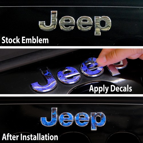 Jeep Emblem Overlay Decals - Moab Landscape - Picture 7 of 9